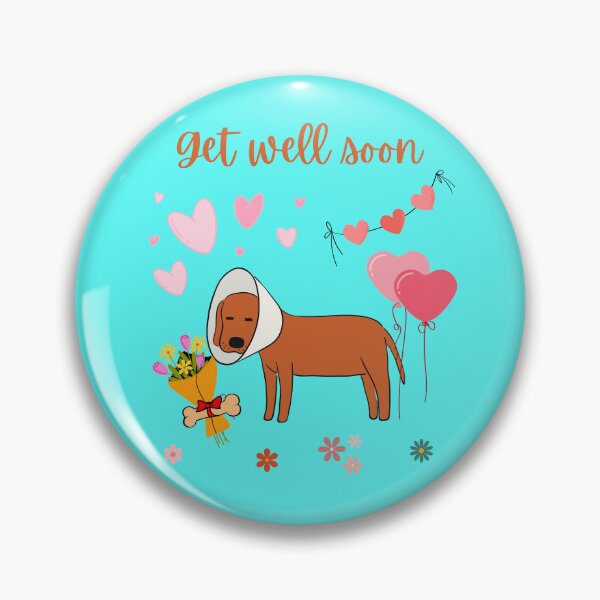 Item preview, Get Well Soon Dog – Cute & Comforting Pet Recovery Design designed and sold by TheBeeKindSpace.