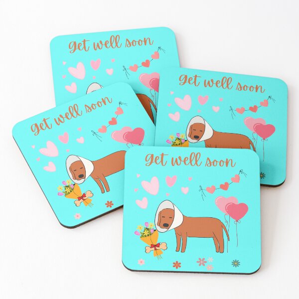 Item preview, Get Well Soon Dog – Cute & Comforting Pet Recovery Design designed and sold by TheBeeKindSpace.