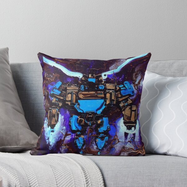 Item preview, Mech Robot Acrylic Pour Painting 071 designed and sold by Paws Of Aries.