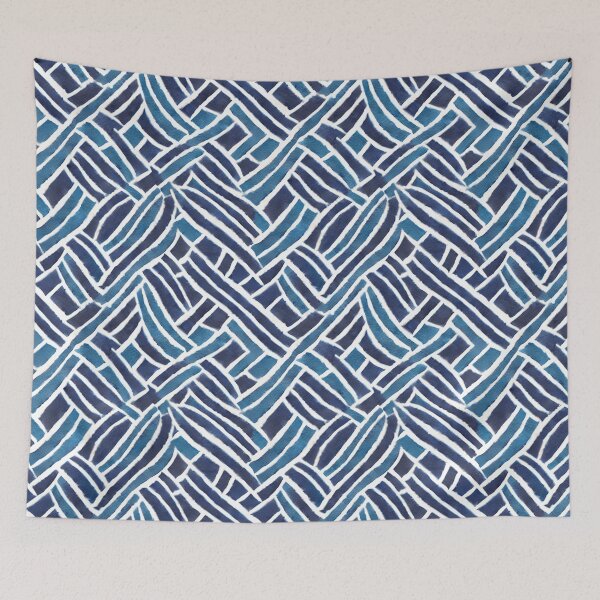 Item preview, Blue Rectangles designed and sold by Tsveti Dinkova.