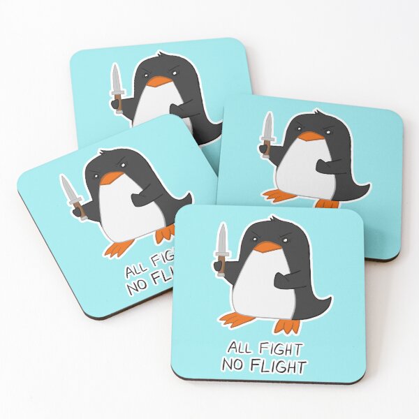 Item preview, All Fight No Flight Penguin designed and sold by Raine55.