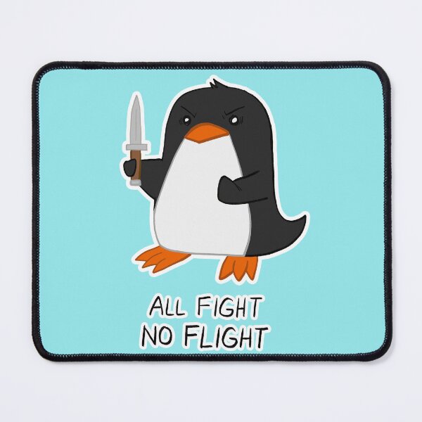 Item preview, All Fight No Flight Penguin designed and sold by Raine55.
