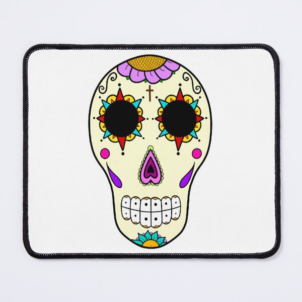Item preview, Mexican Flower Sugar Skull designed and sold by TheMarquetita.