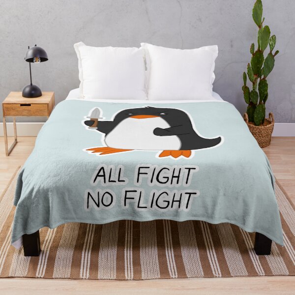 Item preview, All Fight No Flight Penguin designed and sold by Raine55.