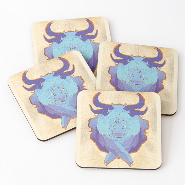 Item preview, Winged Lion (Blue) designed and sold by LichesGetStitches.