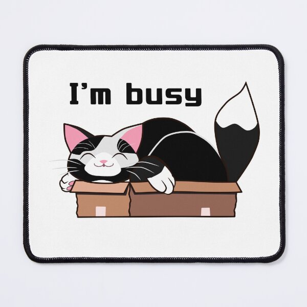 Item preview, I'm Busy with Cats designed and sold by AwesomeAla.