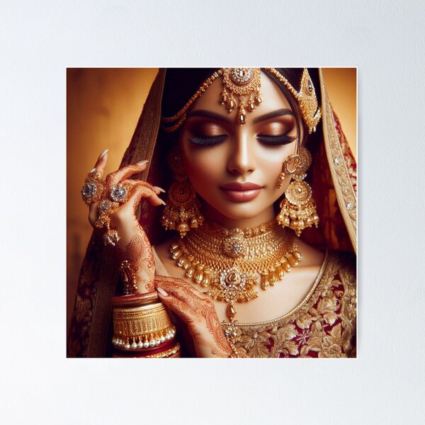 Item preview, Indian Bride Gold Jewellery designed and sold by kharatsuchita.
