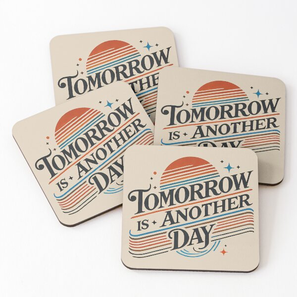Item preview, Tomorrow is another day, typography designed and sold by maxmaj.