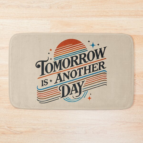 Item preview, Tomorrow is another day, typography designed and sold by maxmaj.