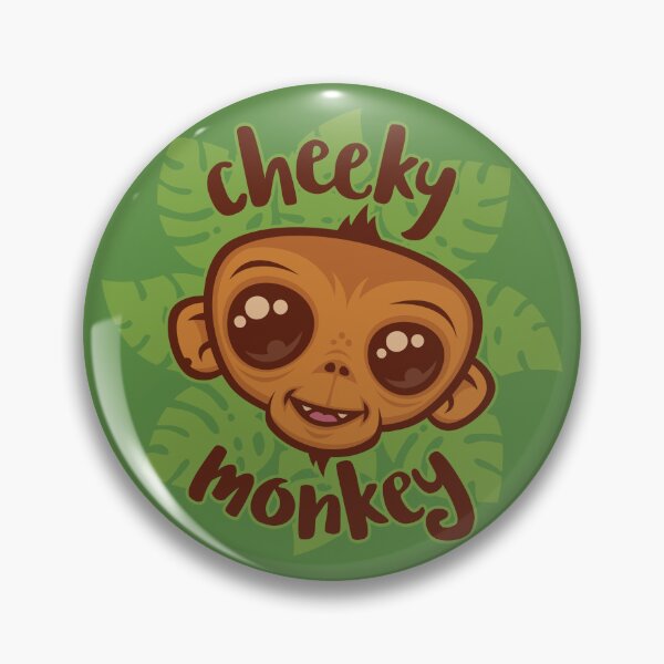 Item preview, Cheeky Monkey Cute Cartoon Simian Drawing designed and sold by fizzgig.