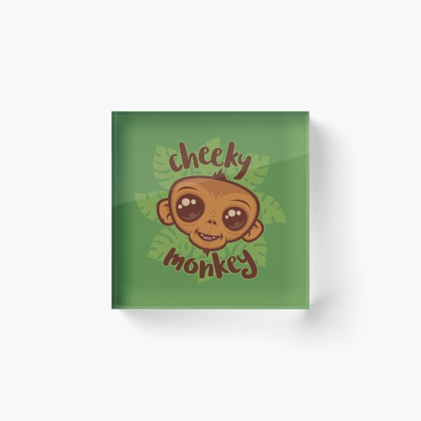 Item preview, Cheeky Monkey Cute Cartoon Simian Drawing designed and sold by fizzgig.