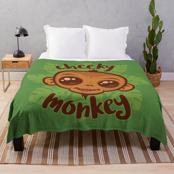 Item preview, Cheeky Monkey Cute Cartoon Simian Drawing designed and sold by fizzgig.