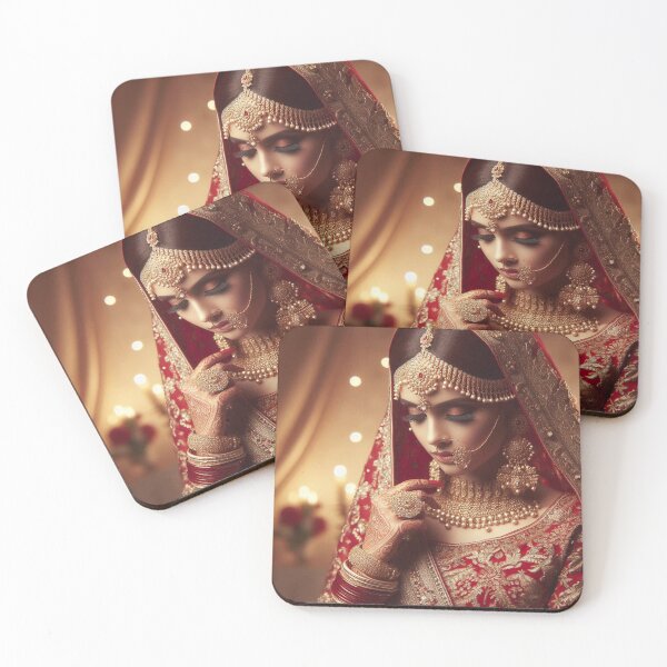Item preview, Dulhan in Red Lehenga designed and sold by kharatsuchita.