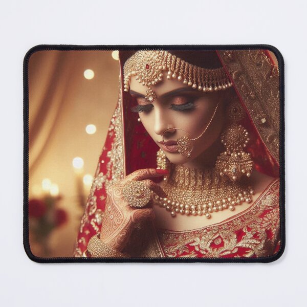 Item preview, Dulhan in Red Lehenga designed and sold by kharatsuchita.