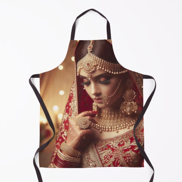 Item preview, Dulhan in Red Lehenga designed and sold by kharatsuchita.