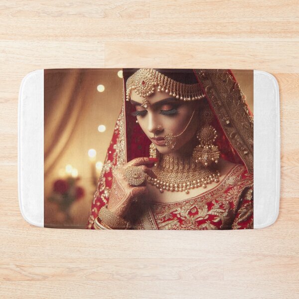 Item preview, Dulhan in Red Lehenga designed and sold by kharatsuchita.