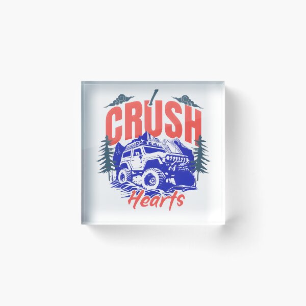 Item preview, I Crush Hearts Shirt Monster Truck Boys Toddler designed and sold by piak-store.