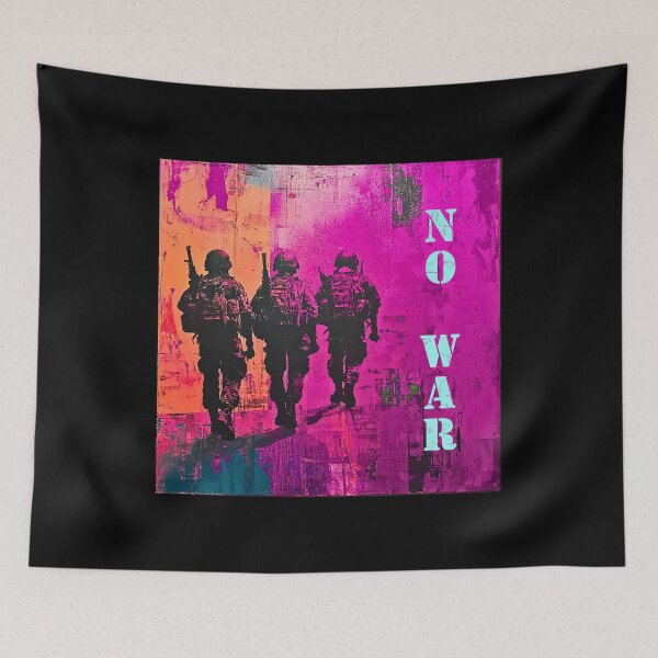 Item preview, NO WAR, vivid artwork, stop war, no more war designed and sold by silent-violin.