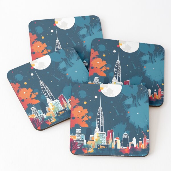 Item preview, Abstract Cityscape Art for Modern Spaces designed and sold by bukajart.
