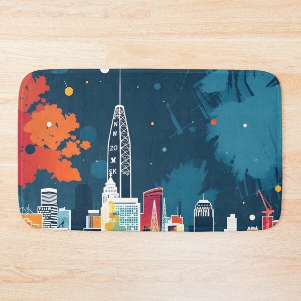 Item preview, Abstract Cityscape Art for Modern Spaces designed and sold by bukajart.