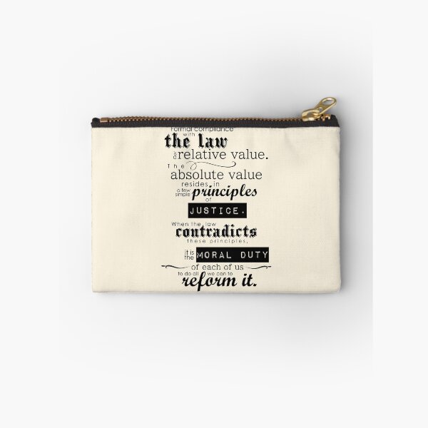 Item preview, The Law According to Lidia Poët - Formal compliance with the law... (for light backgrounds) designed and sold by The Shop @ Freaking Narnia.