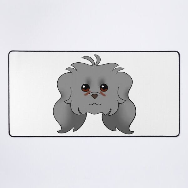 Item preview, Grey Maltipoo Long Ear Tear Stains designed and sold by OliRoseArt.