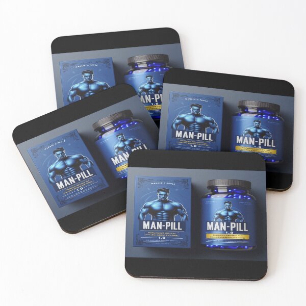 Item preview, Man-Pill 1.0 Inspired Wall Art and Puzzle_1 designed and sold by Cupideros.