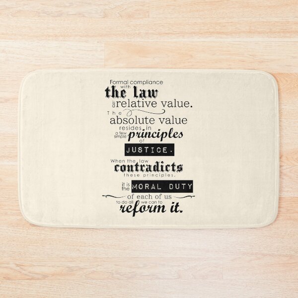 Item preview, The Law According to Lidia Poët - Formal compliance with the law... (for light backgrounds) designed and sold by The Shop @ Freaking Narnia.