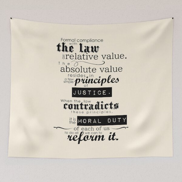 Item preview, The Law According to Lidia Poët - Formal compliance with the law... (for light backgrounds) designed and sold by The Shop @ Freaking Narnia.