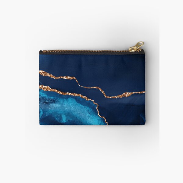 Item preview, Captivating Royal Blue And Teal Faux Marble Art  designed and sold by DEC02.