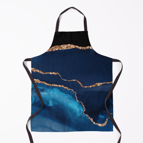 Item preview, Captivating Royal Blue And Teal Faux Marble Art  designed and sold by DEC02.