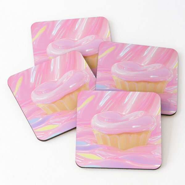 Item preview, Glossy Pink Cupcake - Candy Dream designed and sold by mallardpark.