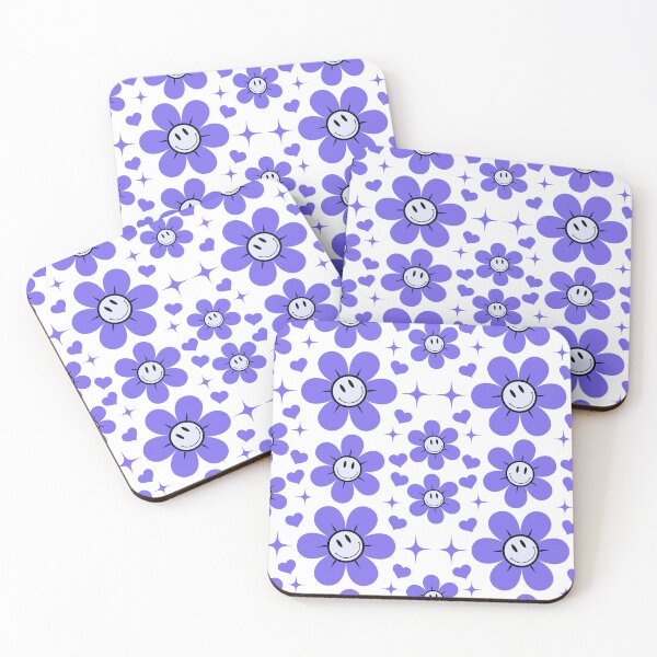 Item preview, Smiling Flowers Pattern Throw Pillow designed and sold by KGN  CREATIVITY.