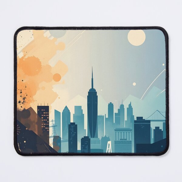 Item preview, Contemporary Cityscape with Urban Flair designed and sold by bukajart.