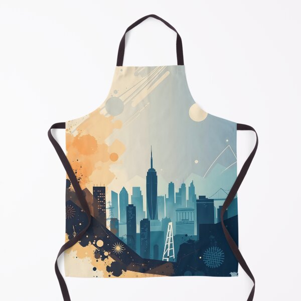 Item preview, Contemporary Cityscape with Urban Flair designed and sold by bukajart.