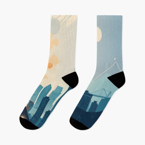 Item preview, Contemporary Cityscape with Urban Flair designed and sold by bukajart.