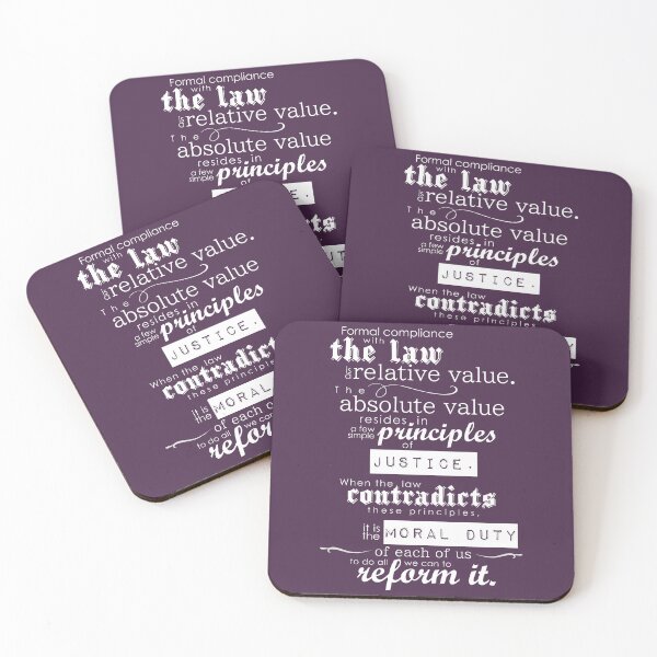 Item preview, The Law According to Lidia Poët - Formal compliance with the law... (for dark backgrounds) designed and sold by The Shop @ Freaking Narnia.