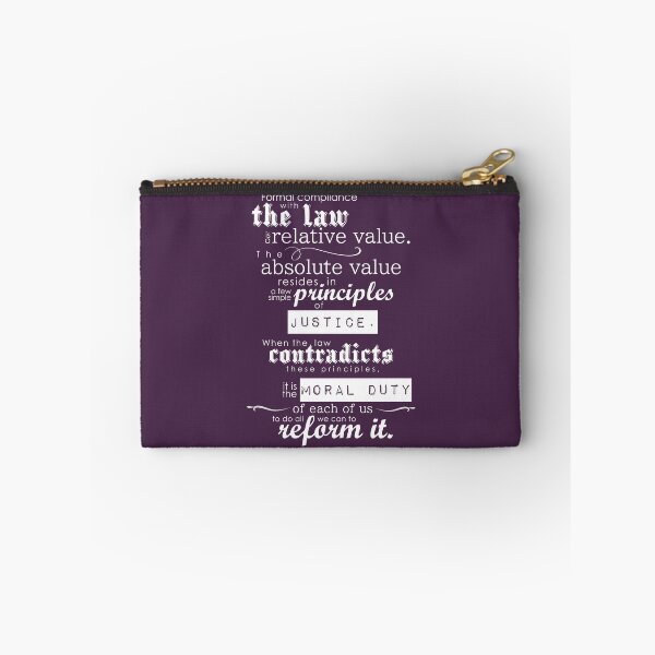 Item preview, The Law According to Lidia Poët - Formal compliance with the law... (for dark backgrounds) designed and sold by The Shop @ Freaking Narnia.