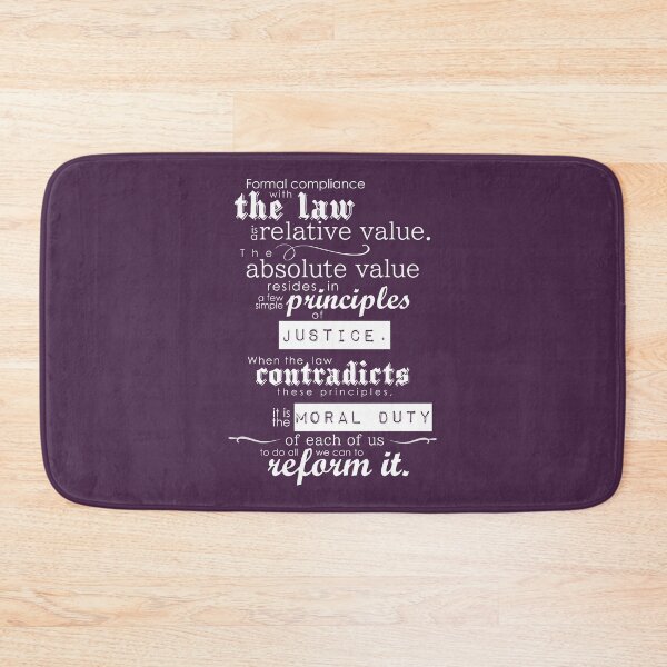 Item preview, The Law According to Lidia Poët - Formal compliance with the law... (for dark backgrounds) designed and sold by The Shop @ Freaking Narnia.