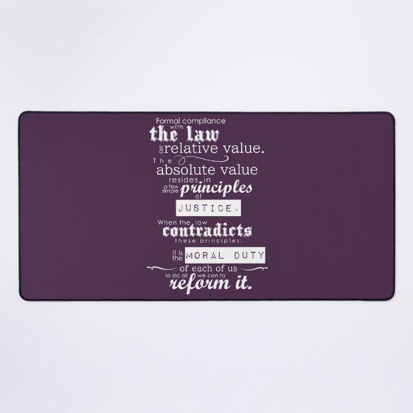 Item preview, The Law According to Lidia Poët - Formal compliance with the law... (for dark backgrounds) designed and sold by The Shop @ Freaking Narnia.