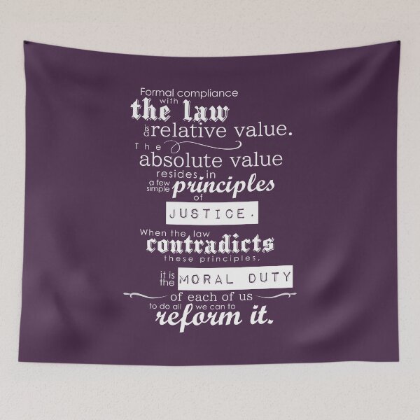Item preview, The Law According to Lidia Poët - Formal compliance with the law... (for dark backgrounds) designed and sold by The Shop @ Freaking Narnia.