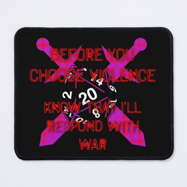 Item preview, Before You Choose Violence | Gaming Graphic - Red and Purple designed and sold by MikaHorror.