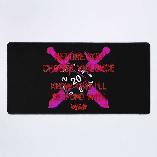 Item preview, Before You Choose Violence | Gaming Graphic - Red and Purple designed and sold by MikaHorror.