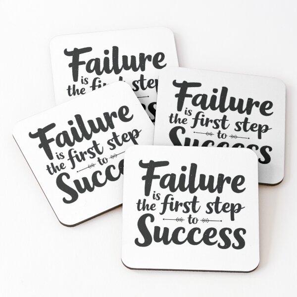Item preview, Failure is the First Step to Success - Motivational T-Shirt designed and sold by VIBECANVASSHOP .