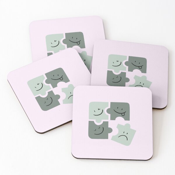 Item preview, Pieces of Emotion | Puzzle | Puzzle of Emotions | Fitting Faces | Expressions | smiley | Happy | Joy and Sorrow | Puzzle of Moods | Blocks | Feelings | Puzzle Faces  designed and sold by Kaivinaikadhaigal.