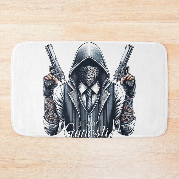Item preview, Copy of Gangster with pistols and hood, lettering: Original Gangster designed and sold by Salimgor Hangaround Music.