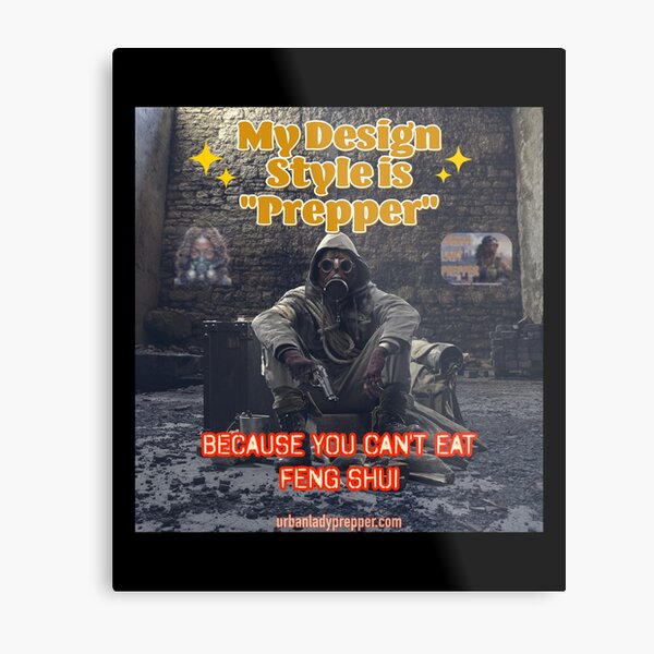 Artikel-Vorschau von Mein Designstil ist „Prepper“, designt und verkauft von UrbanLdyPrepper.