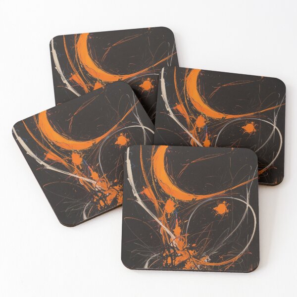 Item preview, orange and abstract scribble art designed and sold by optimusprime39.