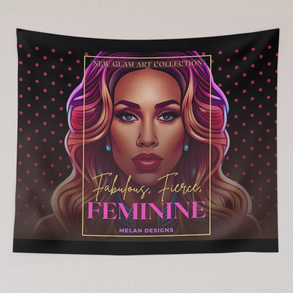 Item preview, Fabulous Fierce Feminine Glam Art Collection Melan Designs designed and sold by Melan Designs.