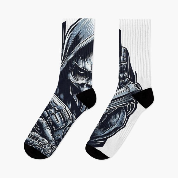 Item preview, Gangster with mask and guns, hip hop, lettering: Gangster Style designed and sold by Salimgor Hangaround Music.